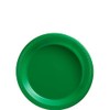 Amscan Big Pack Plastic Plates, Party Supplies, 7", Festive Green,