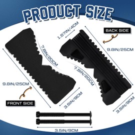 Briwooody Rubber Steep Ladder Stabilizer, Anti-slip Ladder Accessory, Extension Stepladder Attachment Against Wall, Fall Prevention, Scratch Protection, Telegraph Pole Trunk for Added Stability Safety