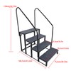 labwork 4 Step RV Steps with 2 Handrails w/Step Mat