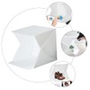 FELTECHELECTR Mini Photo Light Box 20cm Portable 4 Backdrops for