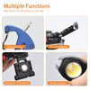 MAKDAK 2PC Keychain Flashlight Rechargeable Cob Keychain Work Light 7