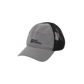 Jack Wolfskin Unisex Mesh Cap (SUN Protection: UV Protection, UPF40+) [5034271 / JP FL HIKER CAP] Hat, 6185_smokey grey