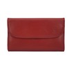 GERMANUS Tomke Toiletry Bag Makeup Bag Leather Red, red, Contemporary