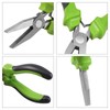 LEONTOOL 5 Inch Flat Nose Plier Smooth Jaw Flat Nose