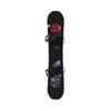 MONS Snowboard Protection Soft Cover Sleeve With Binding Open, Grey,