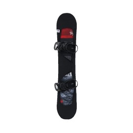 MONS Snowboard Protection Soft Cover Sleeve With Binding Open, Grey, S, Bag Organiser