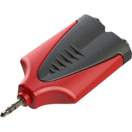 Pro Audio RA-MJ 3.5mm Stereo Plug to 2x 6.3mm Stereo Sockets Splitter