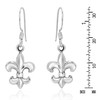 Cute Elegant Lily Flower Earrings 925 Sterling Silver, Sterling Silver