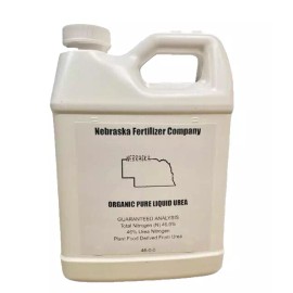 Nebraska Fertilizer Company 1 gallon liquid Nitrogen Fertilizer made with 46-0-0 Urea 99.9% Pure