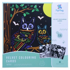 PepPlay Velvet Coloring Card (Wild)