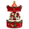 SIKORA SD08 Musical Box Music Box for Christmas Horses Carousel