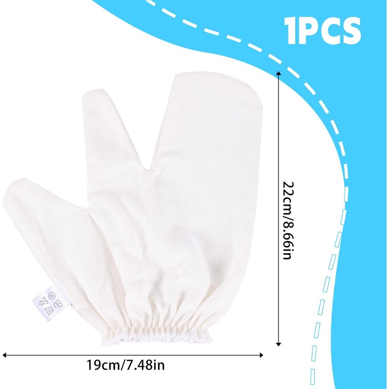 Guantes Exfoliantes de Seda de Morera lasuroa D29612 para Masaje