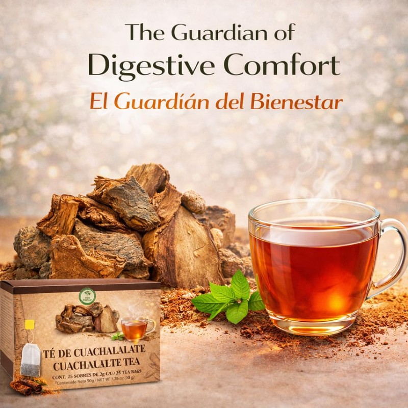 Cuachalalate Tea – 25 Tea Bags – 100% Natural Herbal