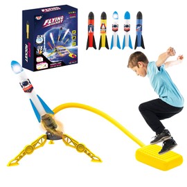 Rocket Launcher, Rocket Toy, Game, For Kids, Adults, Stepping on and Launching, Catapult, Long Distance, Flying, Foam Locket, Foot Locket, Peda, Park Locket, Park Play, Festival, Eliminates Lack of Exercise, Recreation, Outdoor Play, Outdoor Sports, Pres
