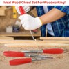 4 Pcs Chisel Set, Wood Chisel Sets for Carpenter Carving