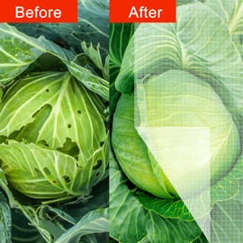 Agfabric Bird Netting 23.6" Hx37.4 W Garden Netting Insect Pest Barrier,Plant Cover Fruit Tree Netting Mesh Protection Bag with Drawstring,White,5 Pack