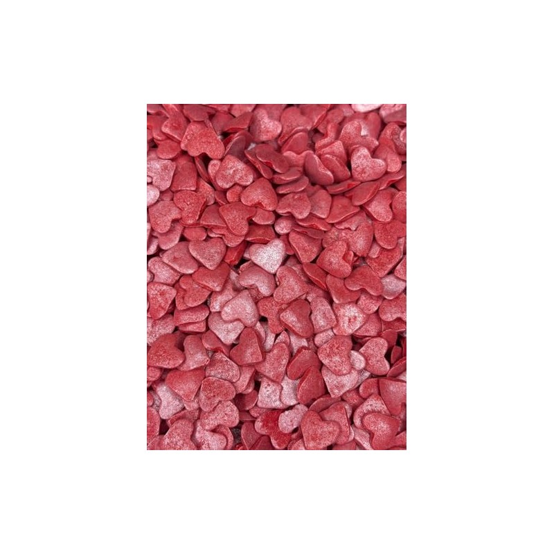 Granillo Comestible para Decoración de Postres, Tema San Valentín, Perlas