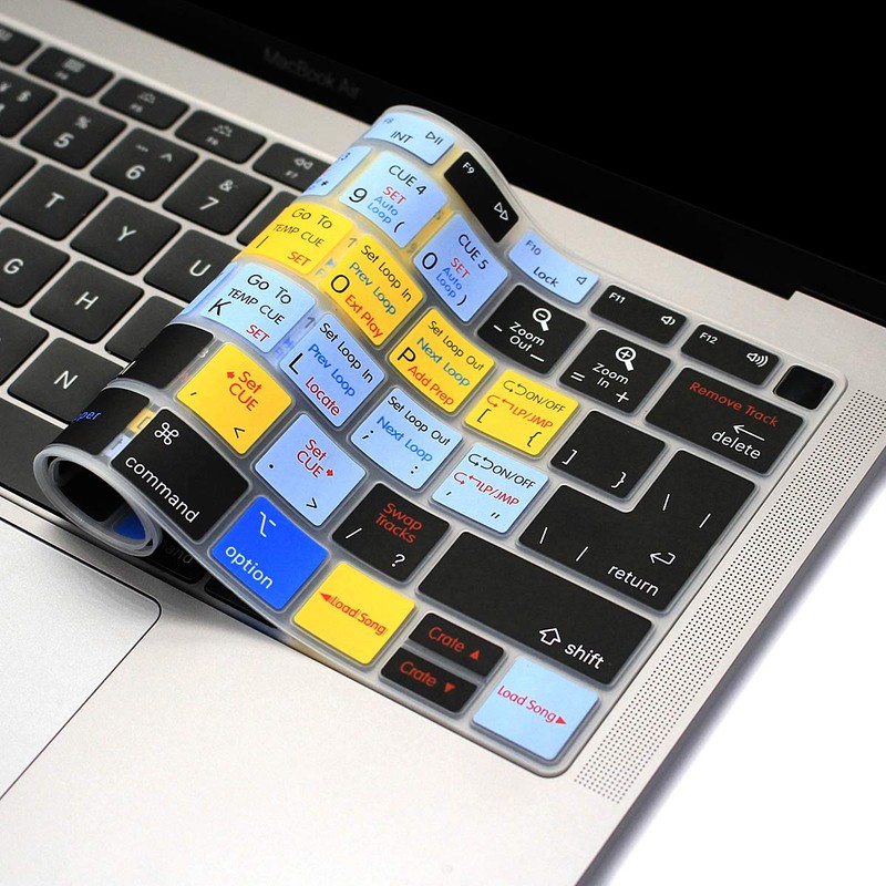 WYGCH Serato Scratch Live Shortcuts Hotkey Silicone Keyboard Cover for