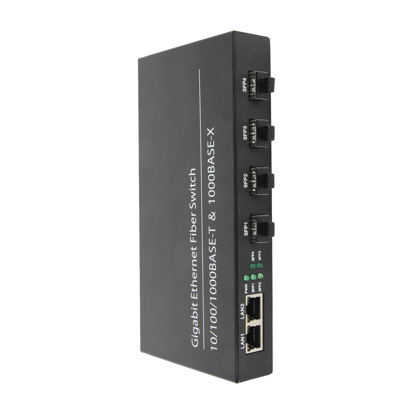 SFP Ethernet Fiber Switch Up To 120km 4 Optical Port