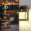 XIJUAN Solar Wall Lights Outdoor, Dusk to Dawn Motion Sensor