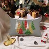 ZWJD cushion cover Christmas 30x50 set of 2 cushion covers,