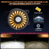 3.5'' Redondo Faros Niebla Lupas 6000k Spot Luz -par