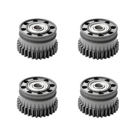 2Pack Extruder Gear Kit for Creality K2 Plus, 3D Printer Wear Resistance DLC Coating Hardened Steel Extrusion Gear Kit for K2 Plus Combo