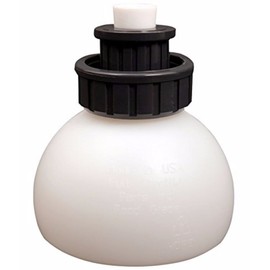 FastFerment Yeast Harvesting Collection Ball - No more Sediment Contamination. Flat bottomed design for your home-brew kit. Rubber bung and teflon tape included (Collection Ball 7.9 Gallon)