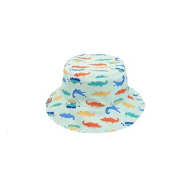 FlapJackKids - Patterned Sun Hat - Turtle/Alligator M (2-4Y)