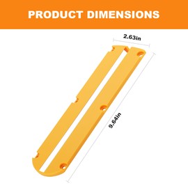 GEAIN 146726-02 Miter Saw Kerf Plate For Dewalt Miter Saw DW703 DW704 DW704A DW705S DW705 DW706 DW715 DW716 DW716-2 pack