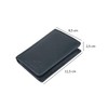 CHARRO Vertical Genuine Leather Wallet for Men Women Slim No