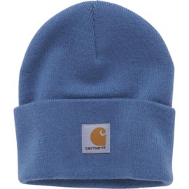 Carhartt Kids' Knit Beanie Watch Hat, Coronet Blue, Youth