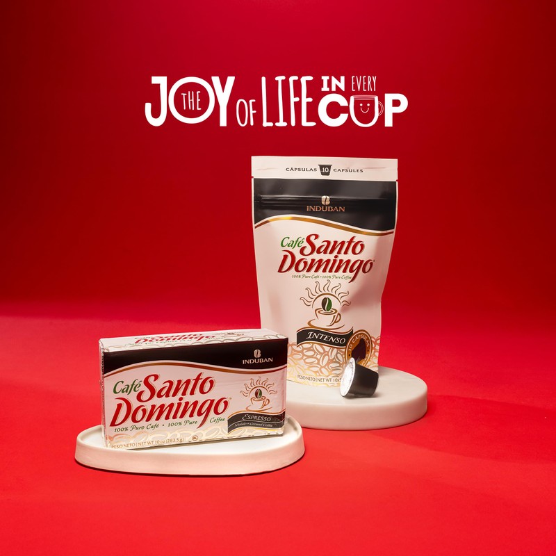 Café Santo Domingo Espresso, 10 oz Vacuum Bag, Ground Coffee,