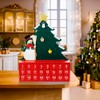 Kurt S. Adler Wooden Snowman with Tree Advent Calendar