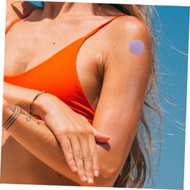 Gatuida 10sheets Uv Test Stickers Car Window Uv Detection Stickers for Outdoor Protection