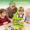 Yunziling 58mm(2.25IN) Button Maker Kit: Pin Maker Machine Kit with