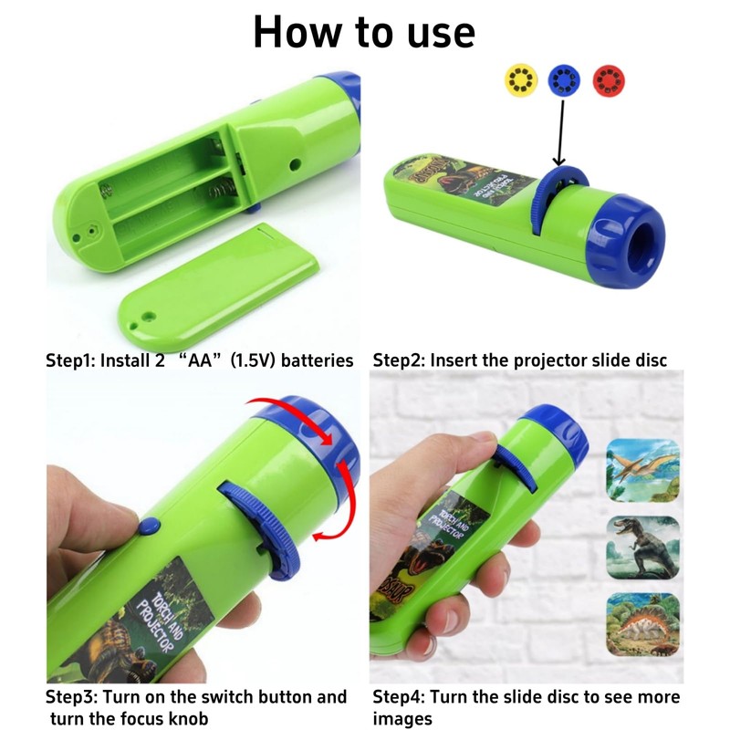 Georgie Porgy Children Projector Toys Educational Science Set Wall Ceiling