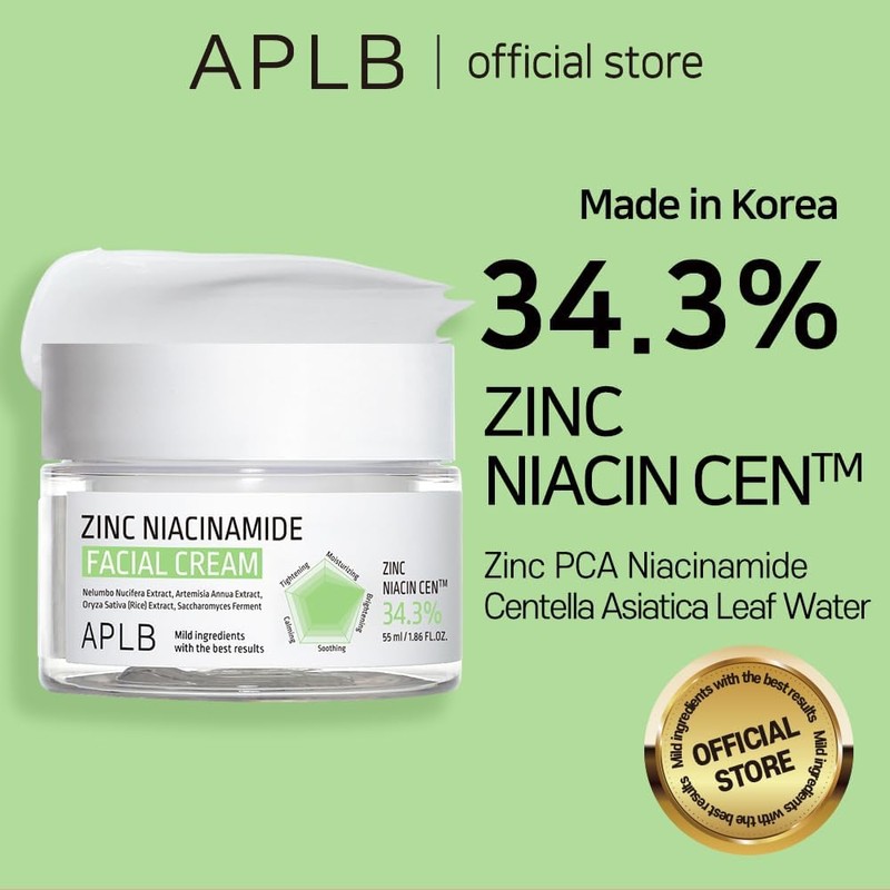 APLB - Crema Facial ZINC NIACINAMIDE FACIAL CREAM