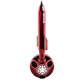 VMS RACING Combo RED MOAB ANTENNA & RED ANODIZED HOUSING COVER BASE in Billet Aluminum Short Compatible with Jeep Wrangler JK JKU JL JT