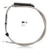 TIGERSGATE 66 11/16" Extended Clutch Cable for 1987-2006 Harley Twin
