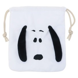 Snoopy (Drawstring Bag) Die-Cut Drawstring Pouch Peanuts