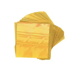Oasis Supply Twistable Cellophane Wrappers for Candy, Holds Tight, for All Soft or Hard Candies, 5 x 5" 500 Sheets, Amber