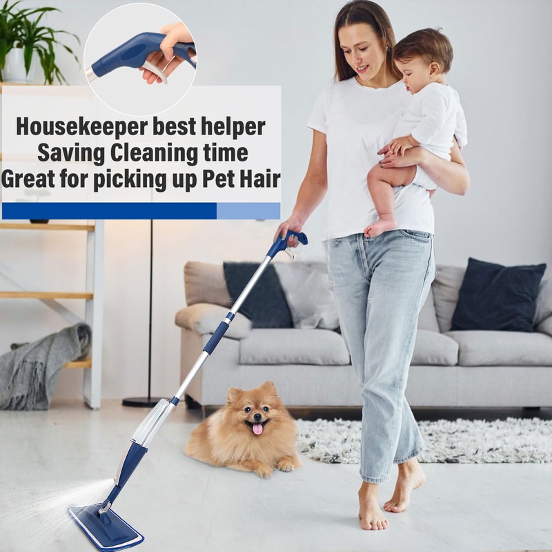 Mops for Floor Cleaning Wet Spray Mop with 14 oz