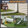 UPVONT 2x3 Downspout Extension Bracket, Gutter Downspout Holder 2x3 Horizontal,