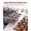 Muffin Top Pan, 12 Cavity Baking Pan for Muffin Tops,