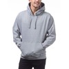 Pro Club Men's Heavyweight Pullover Hoodie (13oz), Heather Gray, Medium