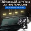 2PCS Motorcycle LED Fog Lights Rust Proof Shockproof Bright Light