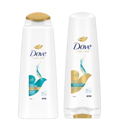 Dove Ultra Care Daily Moisture Shampoo 400ml & Conditioner 350ml Set | Moisturizing Hair Care for Smooth, Resilient Hair | for Everyday Care