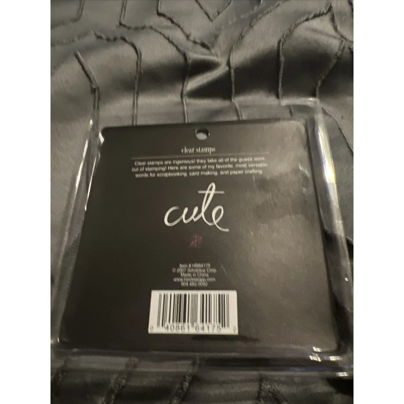 Heidi Swapp Acrylic Clear Stamp Cute Heidi Swapp