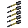 5 x SabreCut SCTX1032_5 32mm T10 TX10 Magnetic Impact Screwdriver